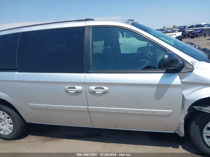 2005 Chrysler Town & Country Lx VIN: 2C4GP44R95R376042 Lot: 39972897
