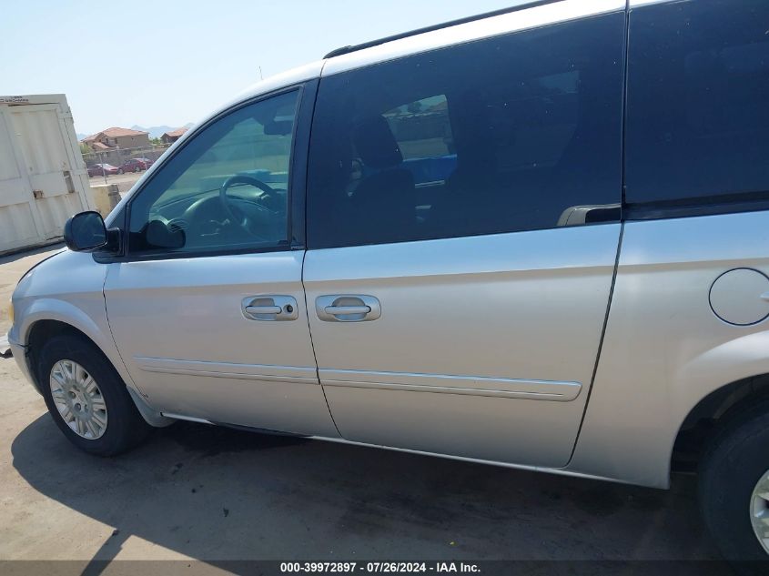 2005 Chrysler Town & Country Lx VIN: 2C4GP44R95R376042 Lot: 39972897