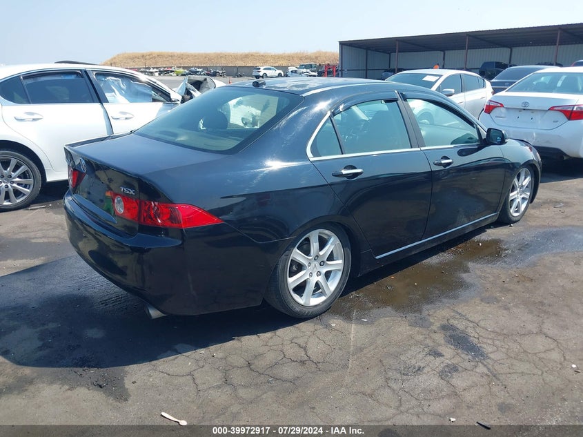 2005 Acura Tsx VIN: JH4CL96875C031143 Lot: 39972917