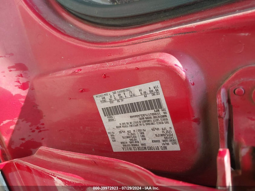 2002 Ford Expedition Eddie Bauer VIN: 1FMRU17L82LA06448 Lot: 39972923