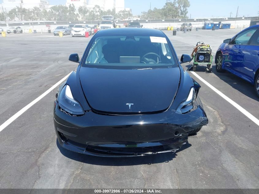 2023 Tesla Model 3 Rear-Wheel Drive VIN: 5YJ3E1EA3PF569846 Lot: 39972986