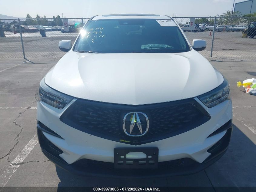 2020 Acura Rdx A-Spec Package VIN: 5J8TC2H65LL018135 Lot: 39973005