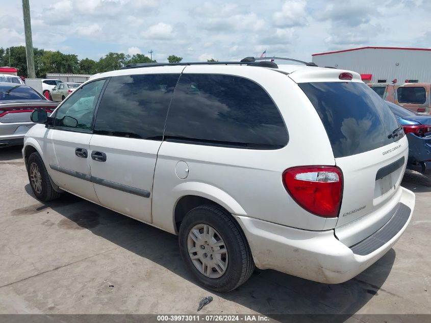 2005 Dodge Grand Caravan Se VIN: 1D4GP24R15B138305 Lot: 39973011