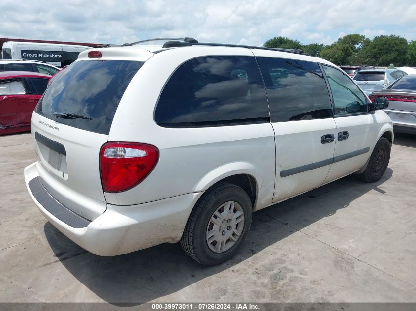 2005 Dodge Grand Caravan Se VIN: 1D4GP24R15B138305 Lot: 39973011