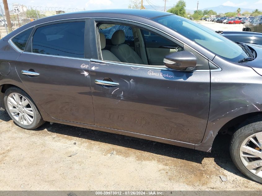 2014 Nissan Sentra Sl VIN: 3N1AB7AP2EL624740 Lot: 39973012