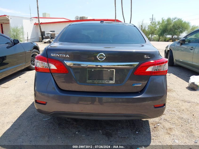 2014 Nissan Sentra Sl VIN: 3N1AB7AP2EL624740 Lot: 39973012