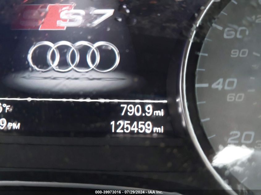 2013 Audi S7 4.0T Prestige VIN: WAU32AFC4DN136104 Lot: 39973016