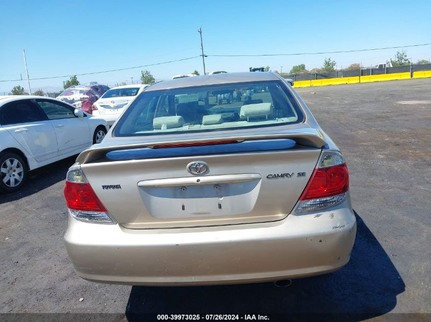 2005 Toyota Camry Se VIN: JTDBE32K750308946 Lot: 39973025