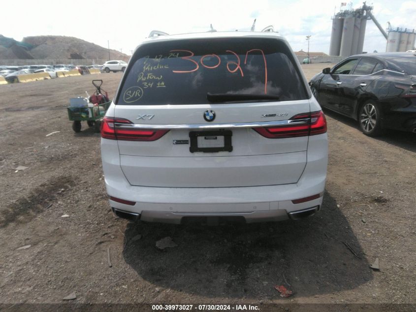 2019 BMW X7 xDrive40I VIN: 5UXCW2C59KL086326 Lot: 39973027