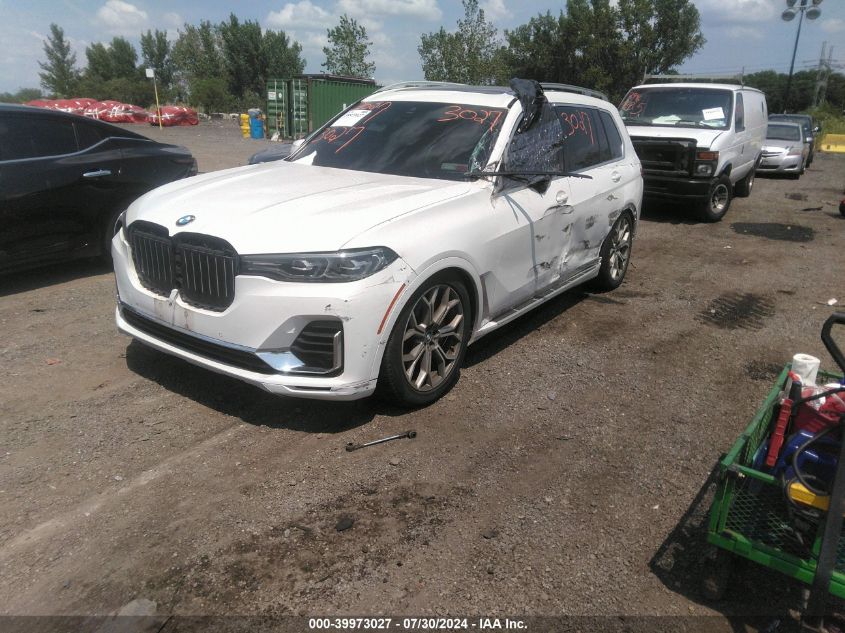 VIN 5UXCW2C59KL086326 2019 BMW X7, Xdrive40I no.2