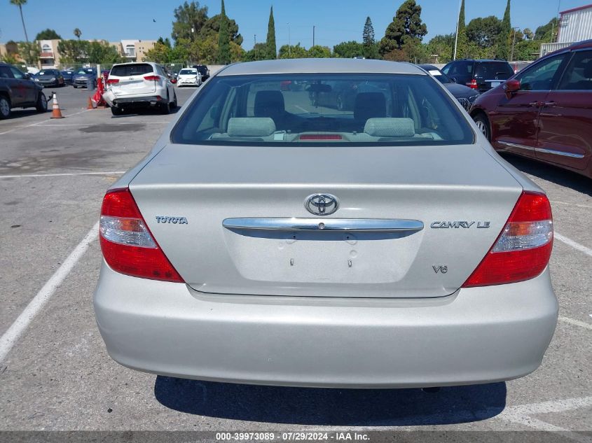 2003 Toyota Camry Le V6 VIN: 4T1BF32K73U048868 Lot: 39973089
