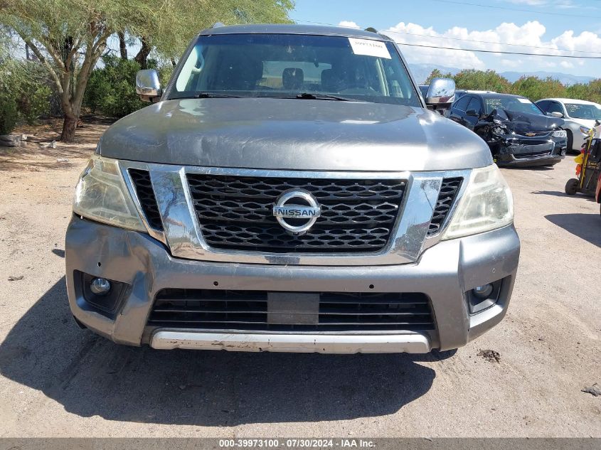 2017 Nissan Armada Sl VIN: JN8AY2NC9H9504635 Lot: 39973100