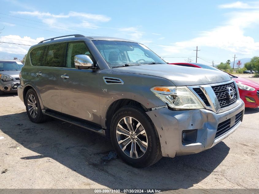 2017 Nissan Armada Sl VIN: JN8AY2NC9H9504635 Lot: 39973100