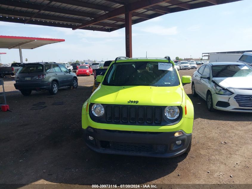 2018 Jeep Renegade Altitude Fwd VIN: ZACCJABB9JPH66755 Lot: 39973116