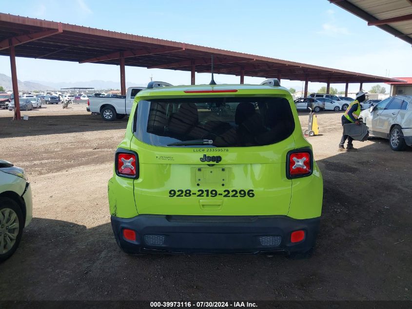 2018 Jeep Renegade Altitude Fwd VIN: ZACCJABB9JPH66755 Lot: 39973116