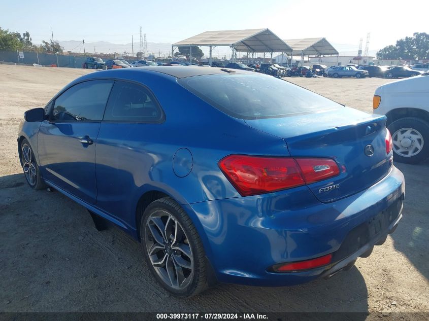 2014 Kia Forte Sx VIN: KNAFZ6A30E5228793 Lot: 39973117