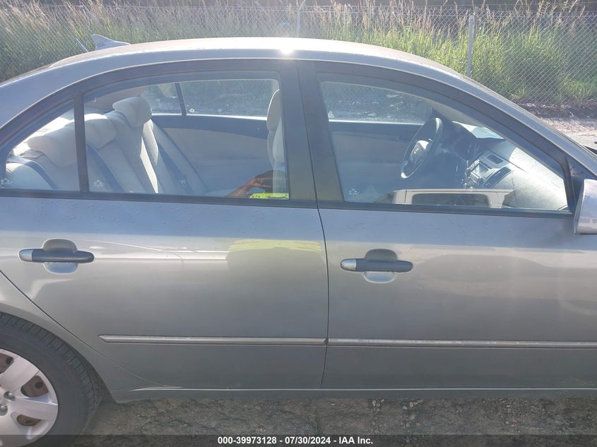 2009 Hyundai Sonata Gls VIN: 5NPET46C29H468463 Lot: 39973128