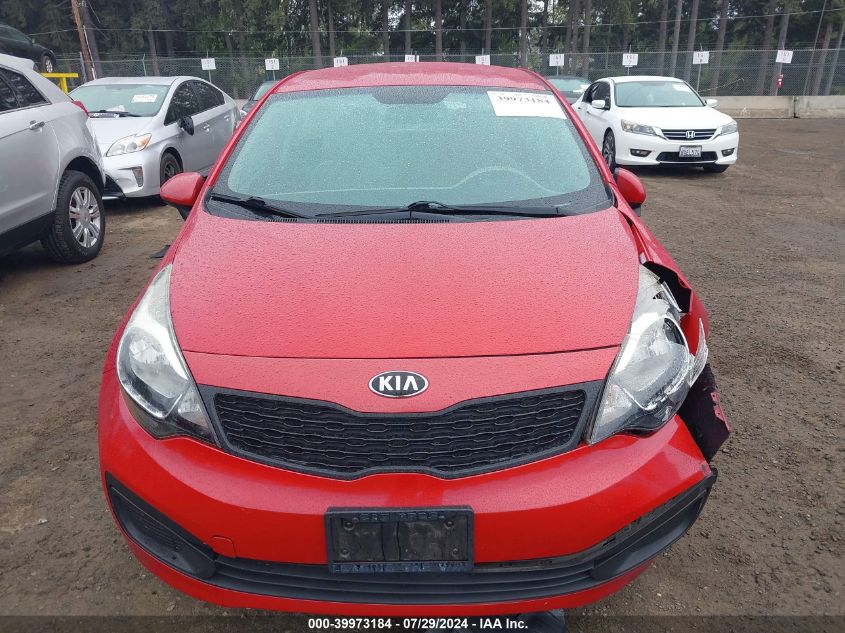 2013 Kia Rio Lx VIN: KNADM4A39D6146824 Lot: 39973184