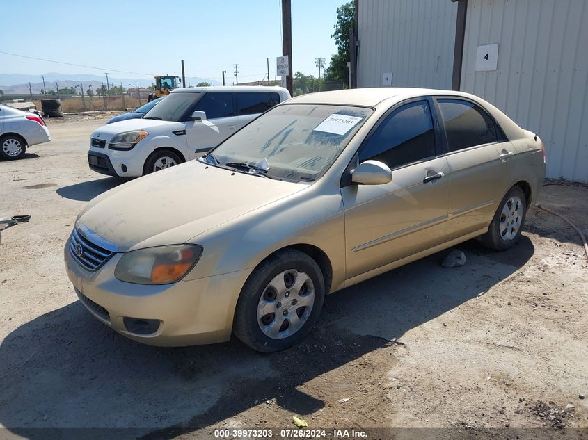 2009 Kia Spectra Ex/Lx/Sx VIN: KNAFE222995659360 Lot: 39973203