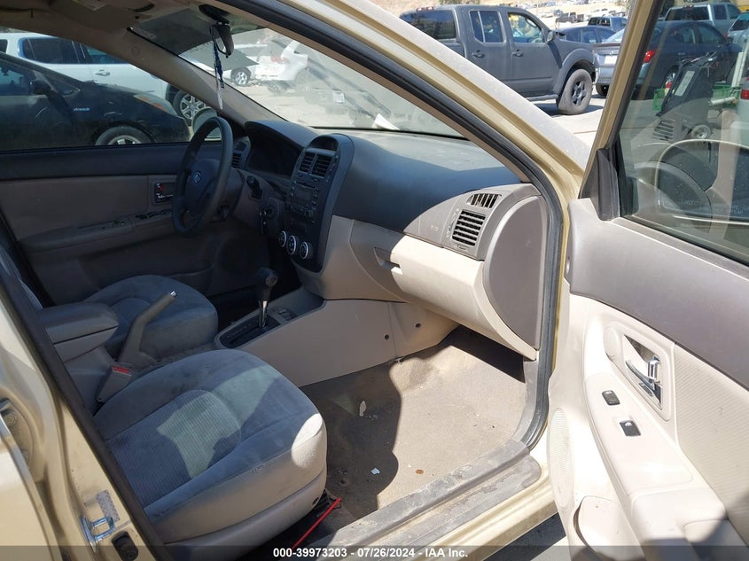 2009 Kia Spectra Ex/Lx/Sx VIN: KNAFE222995659360 Lot: 39973203