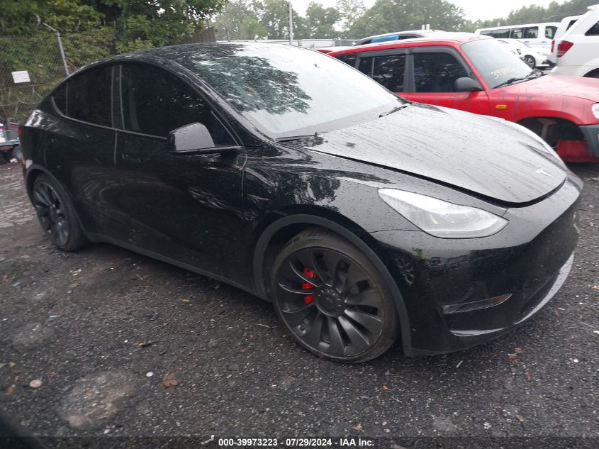 2023 Tesla Model Y Awd/Performance Dual Motor All-Wheel Drive VIN: 7SAYGDEF9PF706000 Lot: 39973223