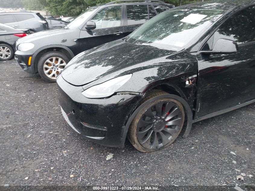 2023 Tesla Model Y Awd/Performance Dual Motor All-Wheel Drive VIN: 7SAYGDEF9PF706000 Lot: 39973223