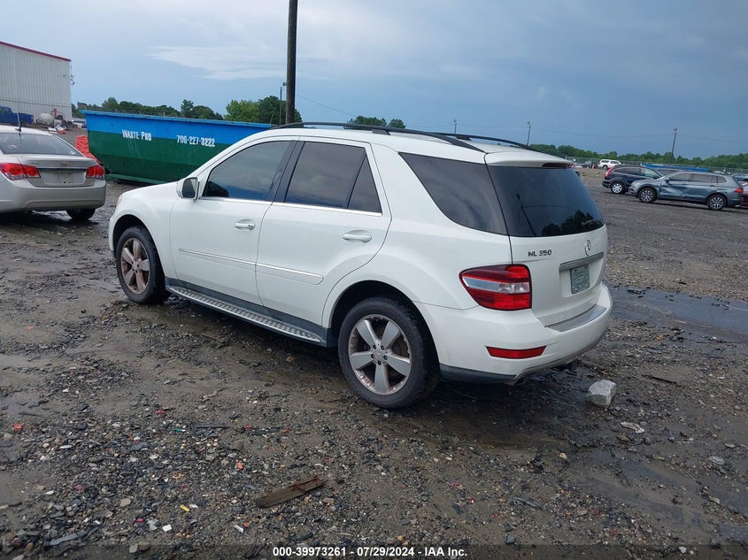 2010 Mercedes-Benz Ml 350 VIN: 4JGBB5GB3AA613874 Lot: 39973261