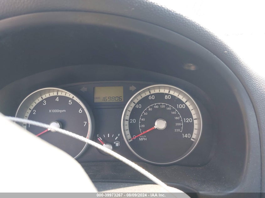 2009 Hyundai Accent Gls VIN: KMHCN46C09U374245 Lot: 39973267