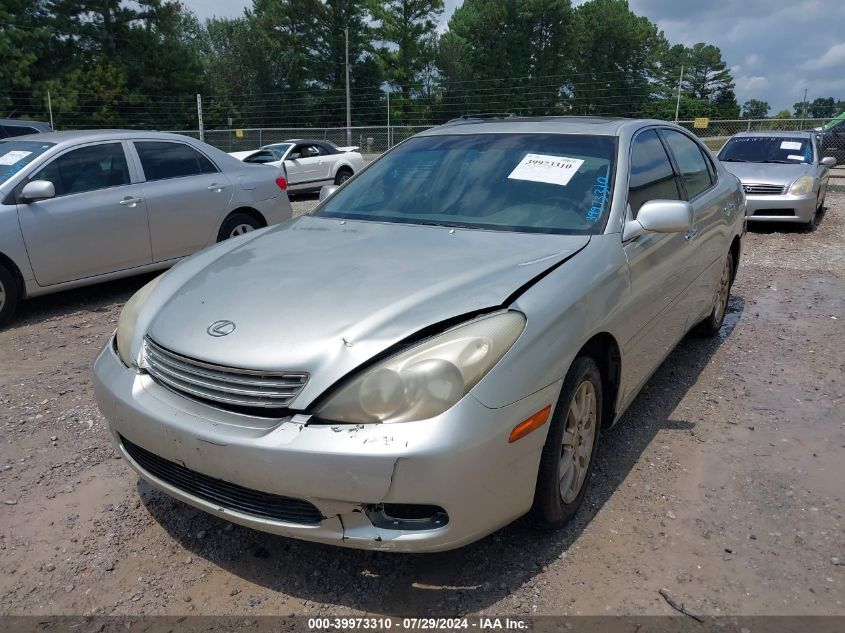 2003 Lexus Es 300 VIN: JTHBF30G736003600 Lot: 39973310