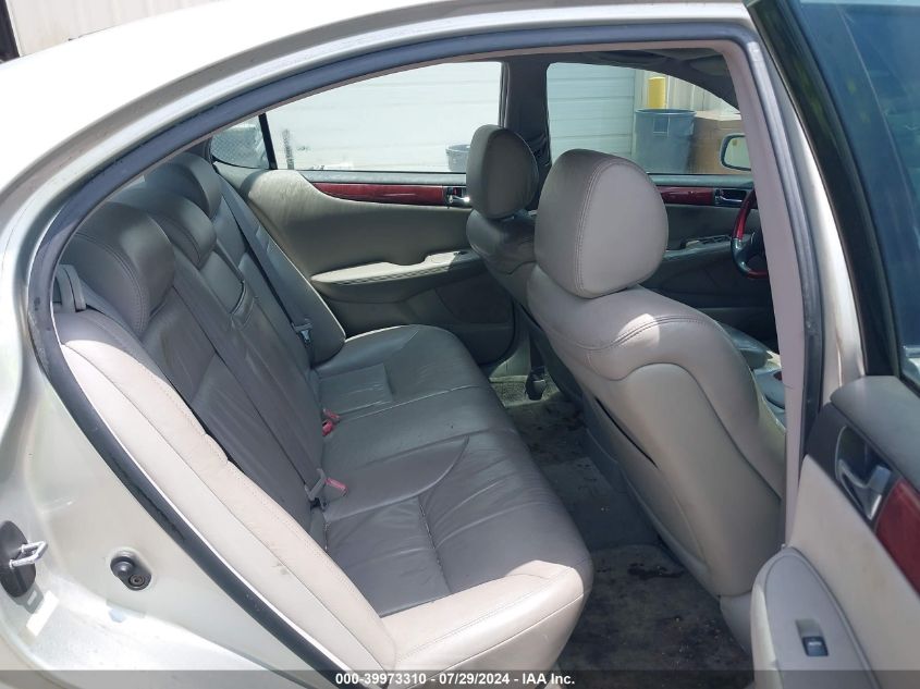 2003 Lexus Es 300 VIN: JTHBF30G736003600 Lot: 39973310