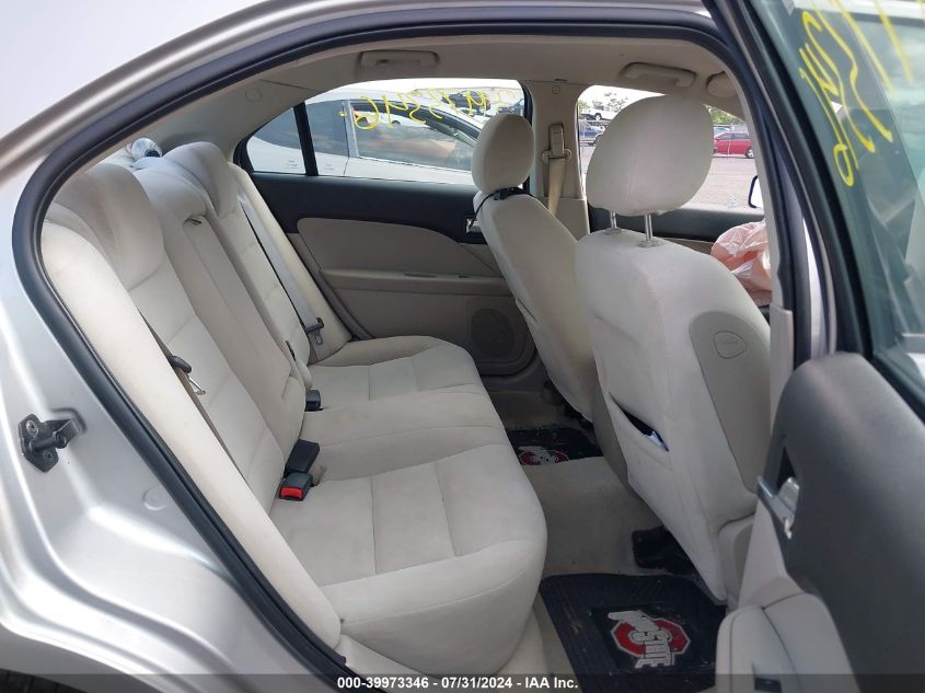 2008 Ford Fusion Se VIN: 3FAHP01118R107291 Lot: 39973346