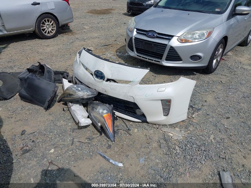 2014 Toyota Prius Five VIN: JTDKN3DU0E1784190 Lot: 39973354