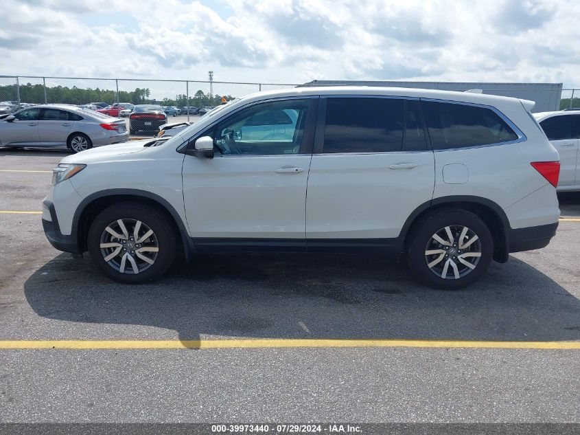 2020 Honda Pilot 2Wd Ex-L VIN: 5FNYF5H58LB006293 Lot: 39973440