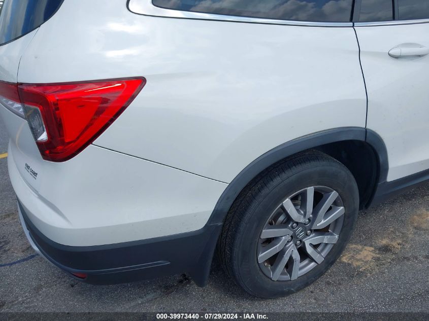 2020 Honda Pilot 2Wd Ex-L VIN: 5FNYF5H58LB006293 Lot: 39973440