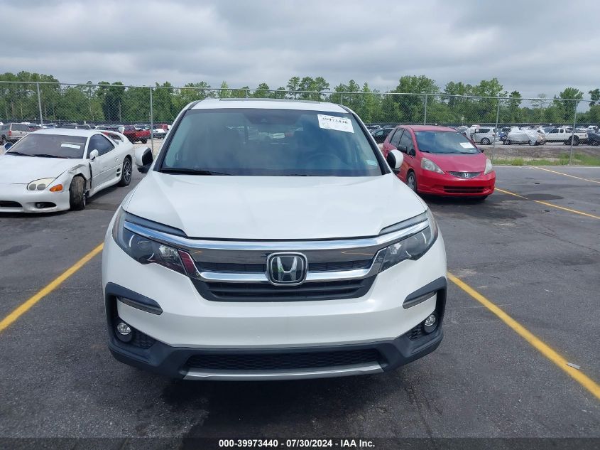 2020 Honda Pilot 2Wd Ex-L VIN: 5FNYF5H58LB006293 Lot: 39973440