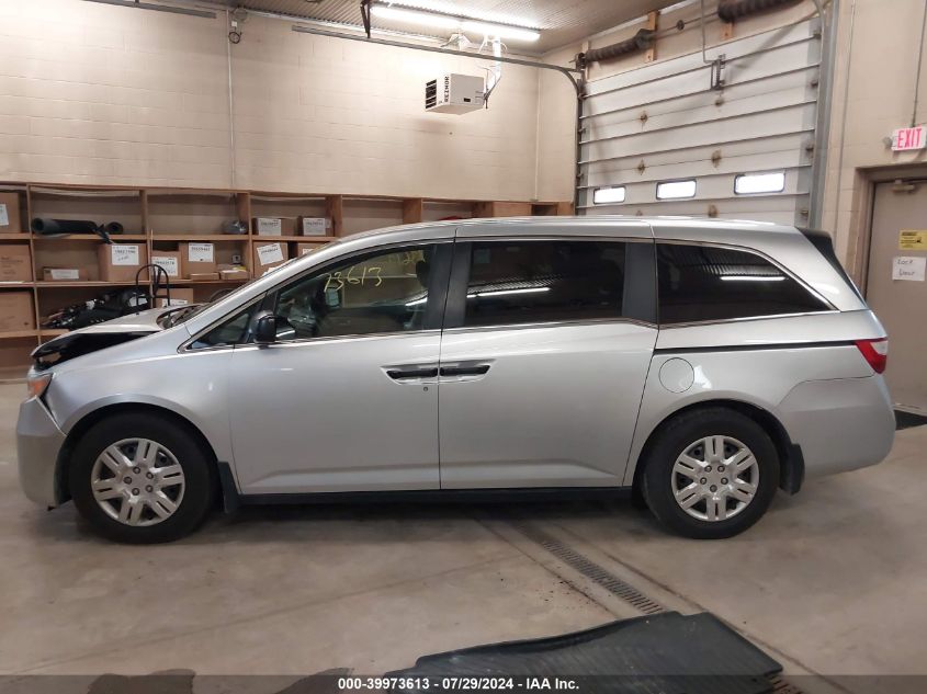 2011 Honda Odyssey Lx VIN: 5FNRL5H27BB053672 Lot: 39973613
