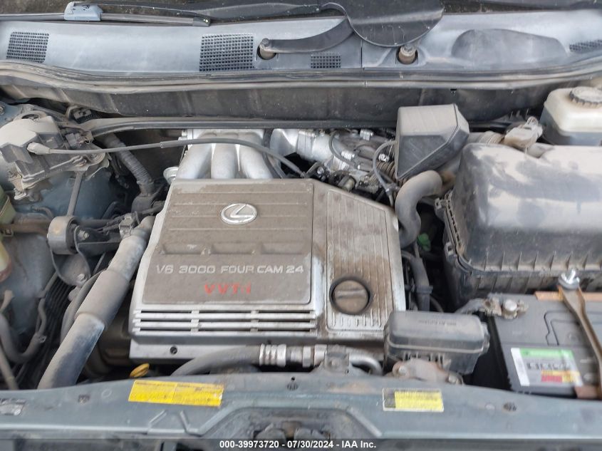 2001 Lexus Rx 300 VIN: JTJHF10U910178319 Lot: 39973720