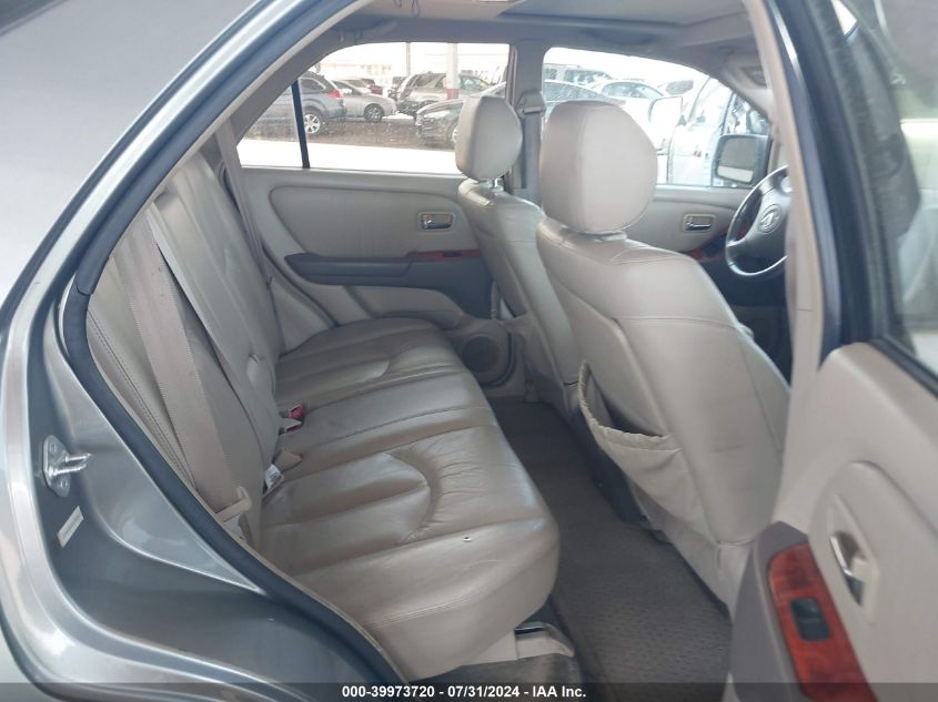 2001 Lexus Rx 300 VIN: JTJHF10U910178319 Lot: 39973720