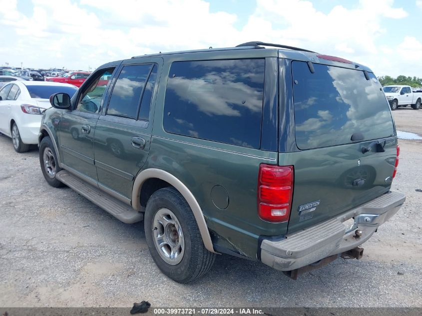 2000 Ford Expedition Eddie Bauer VIN: 1FMRU17L1YLA11693 Lot: 39973721