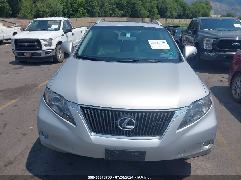 2011 Lexus Rx 350 VIN: 2T2BK1BA1BC118609 Lot: 39973730