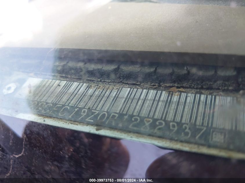 1994 Chevrolet Gmt-400 C1500 VIN: 2GCEC19Z0R1282937 Lot: 39973753