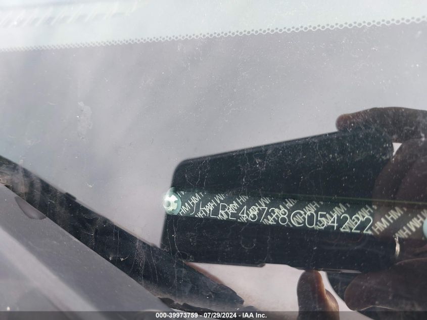 2008 Honda Cr-V Ex-L VIN: JHLRE48728C054222 Lot: 39973759