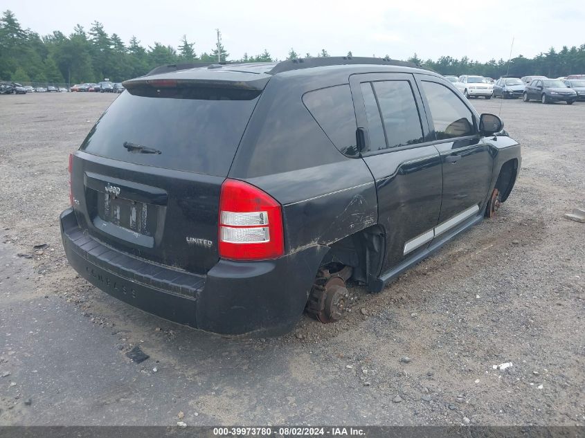 2007 Jeep Compass Limited VIN: 1J8FF57W47D144517 Lot: 39973780