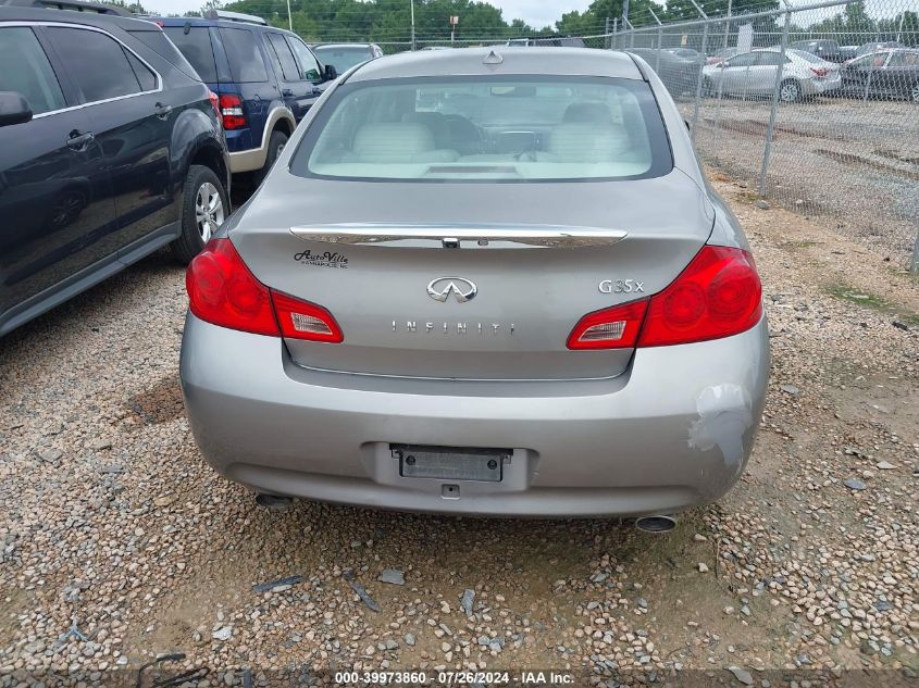 2007 Infiniti G35X VIN: JNKBV61F97M817002 Lot: 39973860