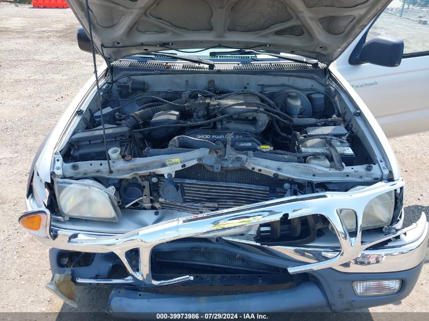 2002 Toyota Tacoma Base V6 VIN: 5TEHN72N22Z001319 Lot: 39973986