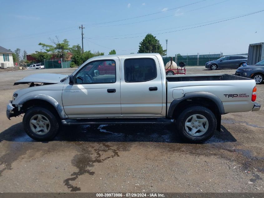 2002 Toyota Tacoma Base V6 VIN: 5TEHN72N22Z001319 Lot: 39973986