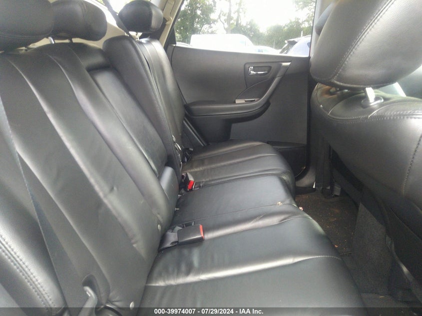 2007 Nissan Murano Sl VIN: JN8AZ08T37W524893 Lot: 39974007