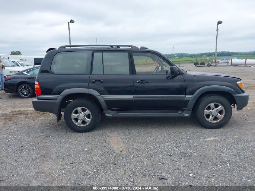 2001 Toyota Land Cruiser VIN: JTEHT05J912001600 Lot: 39974008