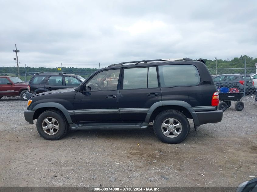 2001 Toyota Land Cruiser VIN: JTEHT05J912001600 Lot: 39974008