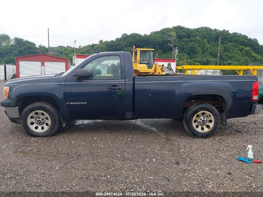 2008 GMC Sierra 1500 Work Truck VIN: 1GTEC14X68Z307335 Lot: 39974024